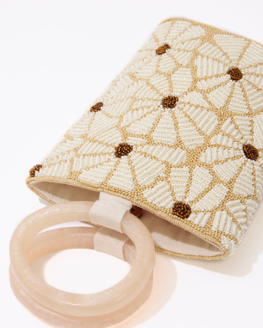 STILL BLOOM BEADED BAG