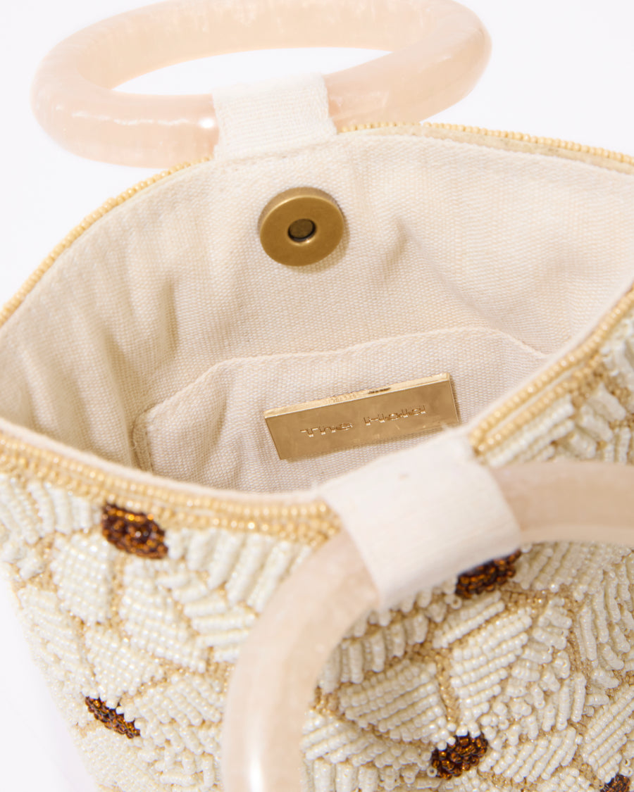 STILL BLOOM BEADED BAG