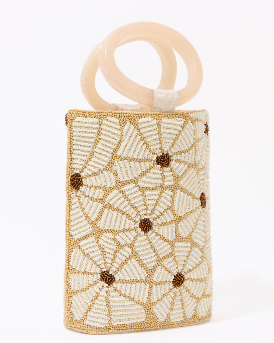 STILL BLOOM BEADED BAG